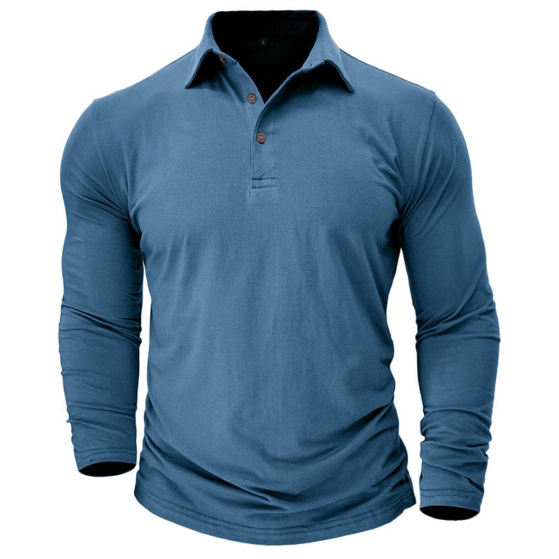 Drayce | Muscle Fit Longsleeve Polo