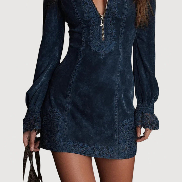 ISALIE – ZIP MINI DRESS