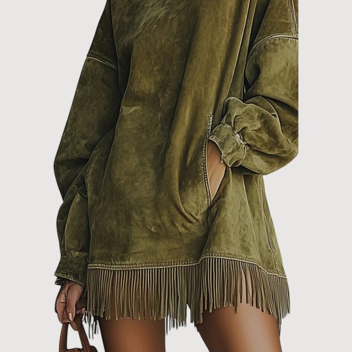 CHLEA – LUXE FRINGE DRESS