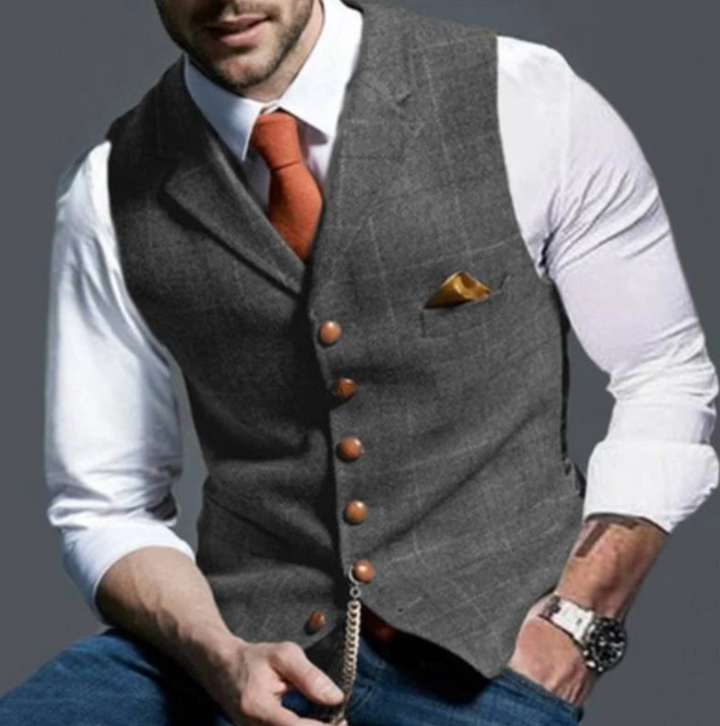 Damiel | Elegant Button Waistcoat