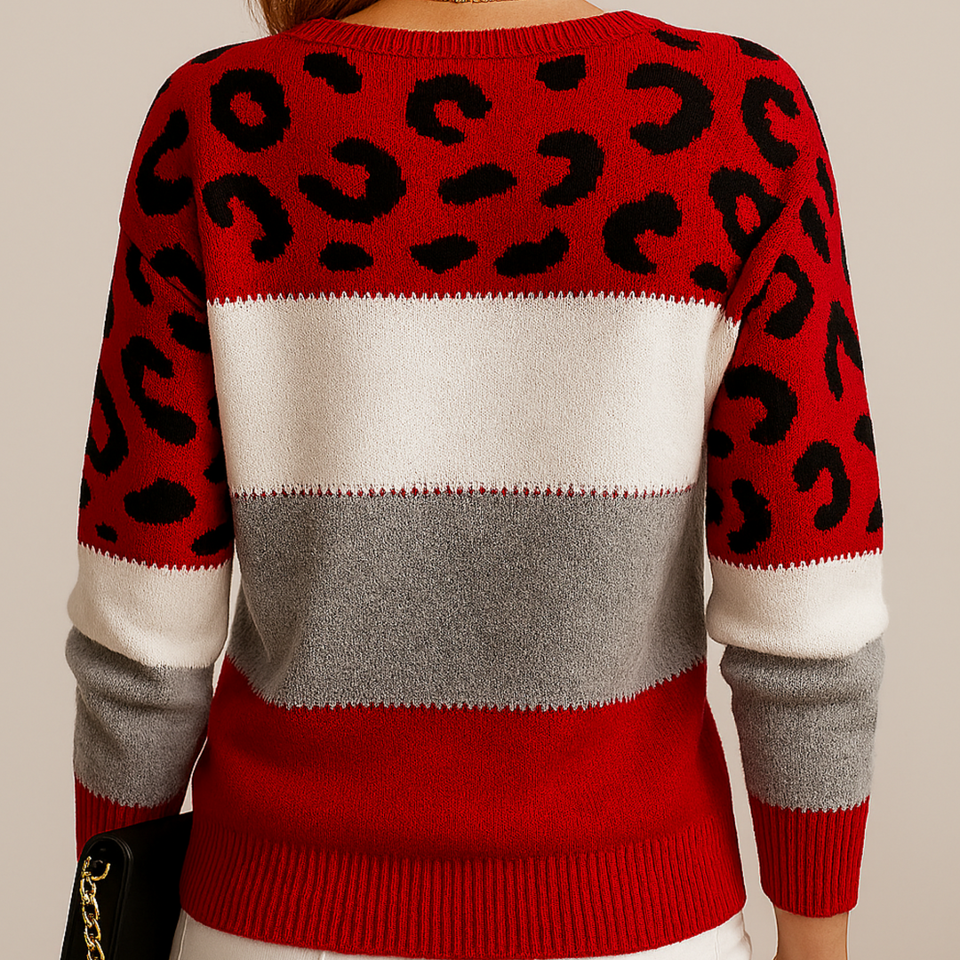 Lydia | Stylish Leopard Sweater