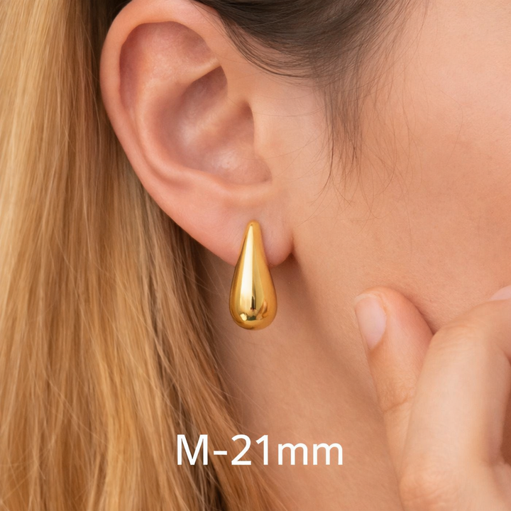 LAUREL – GOLD-PLATED WATER DROPS