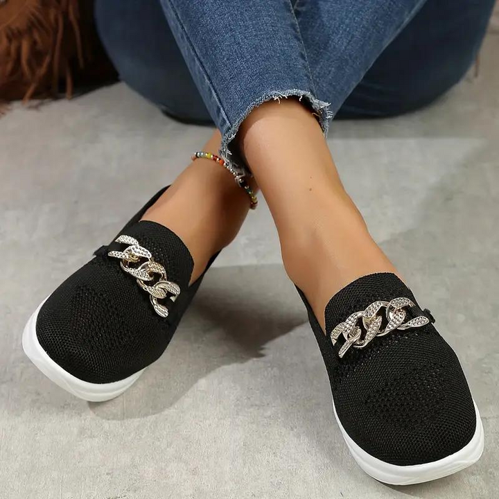 Cindi™ Slip-On Sneakers with Chain Detail