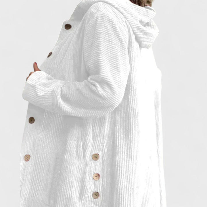 Cordia Luxe™ | Hooded Button Coat