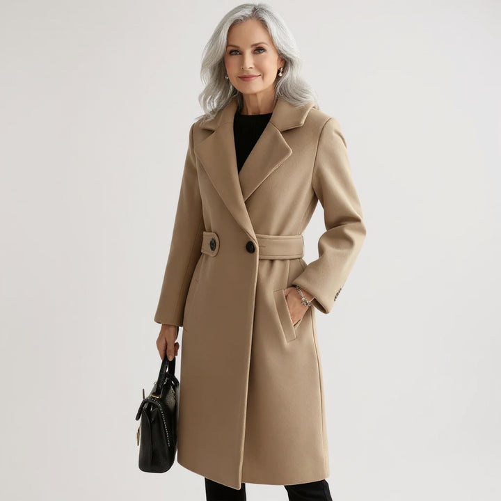 Clara - Wool Coat with Belt