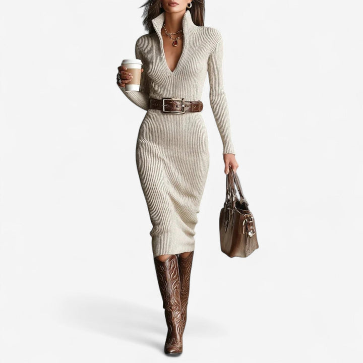 ELARA | Ribbed Dress