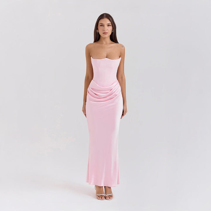 Elena™ | Satin Evening Dress