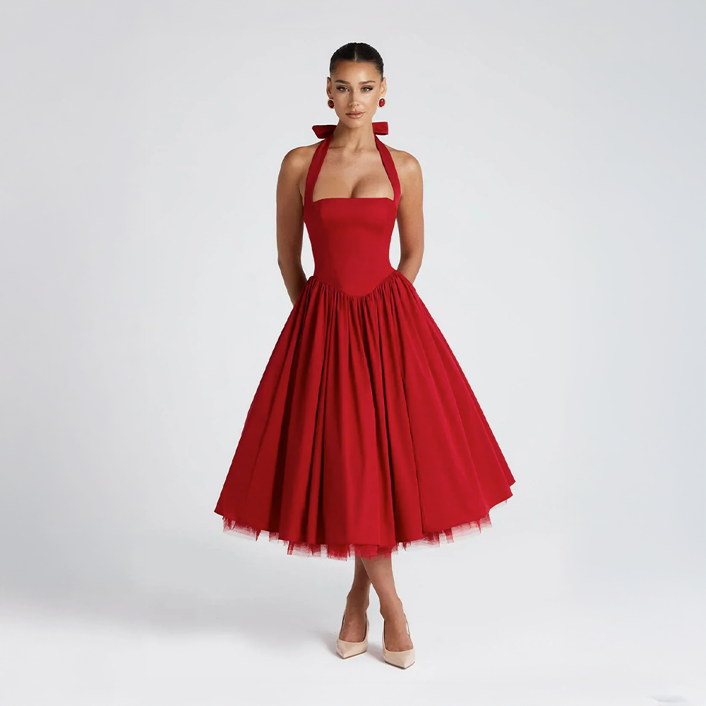 Monétine™ | Midi Corset Dress