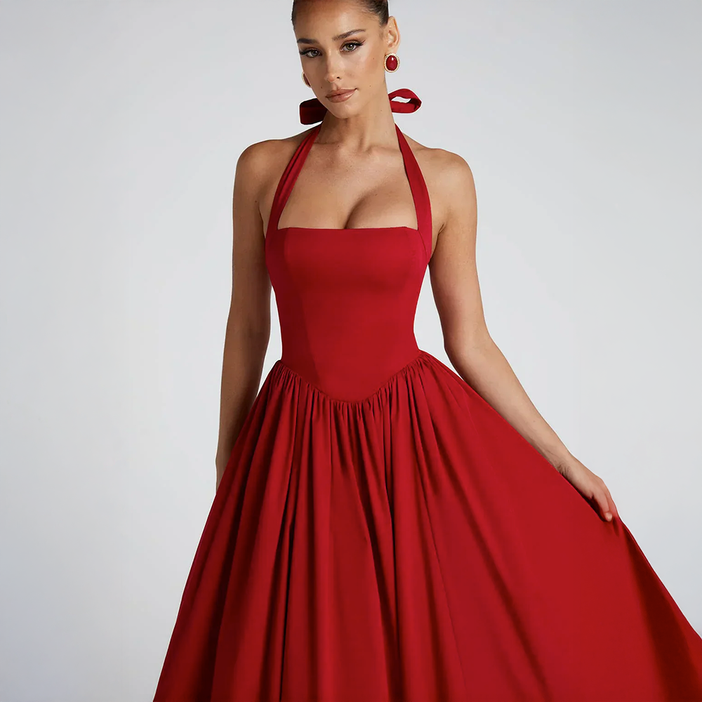 Monétine™ | Midi Corset Dress