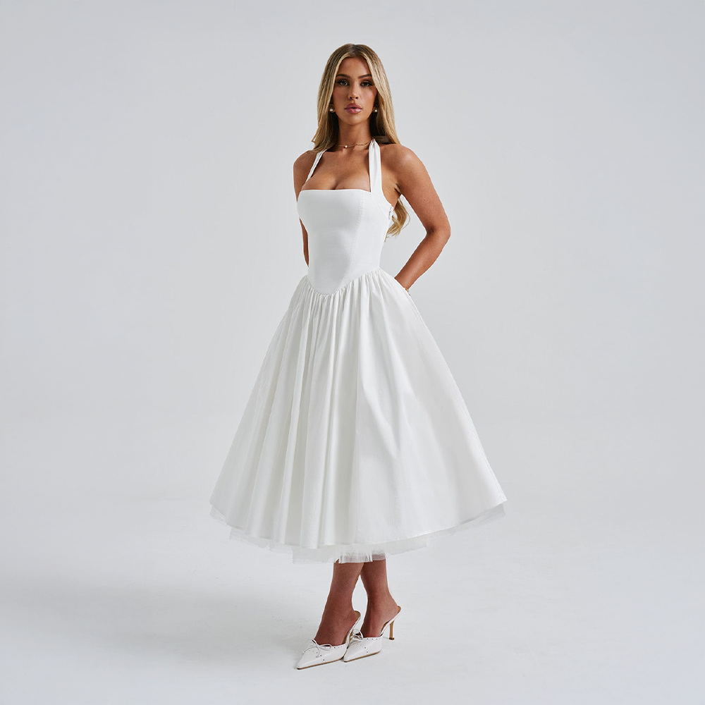 Monétine™ | Midi Corset Dress