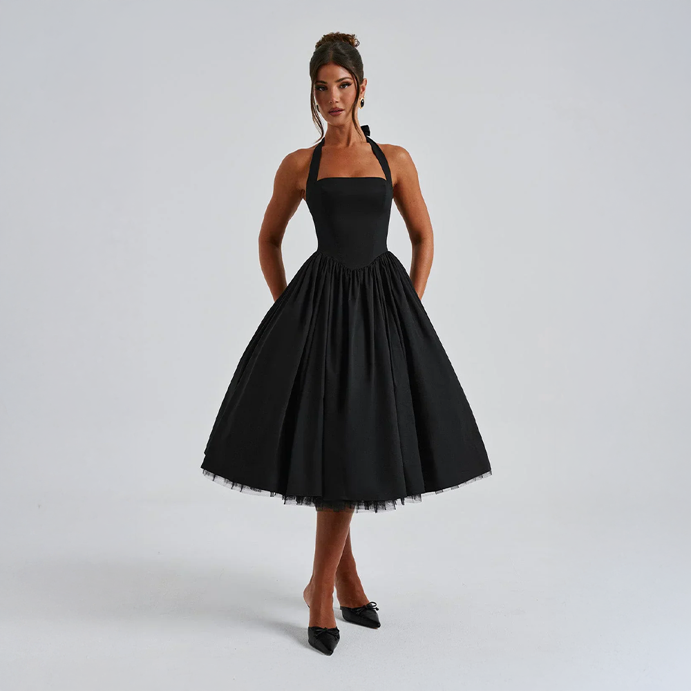 Monétine™ | Midi Corset Dress